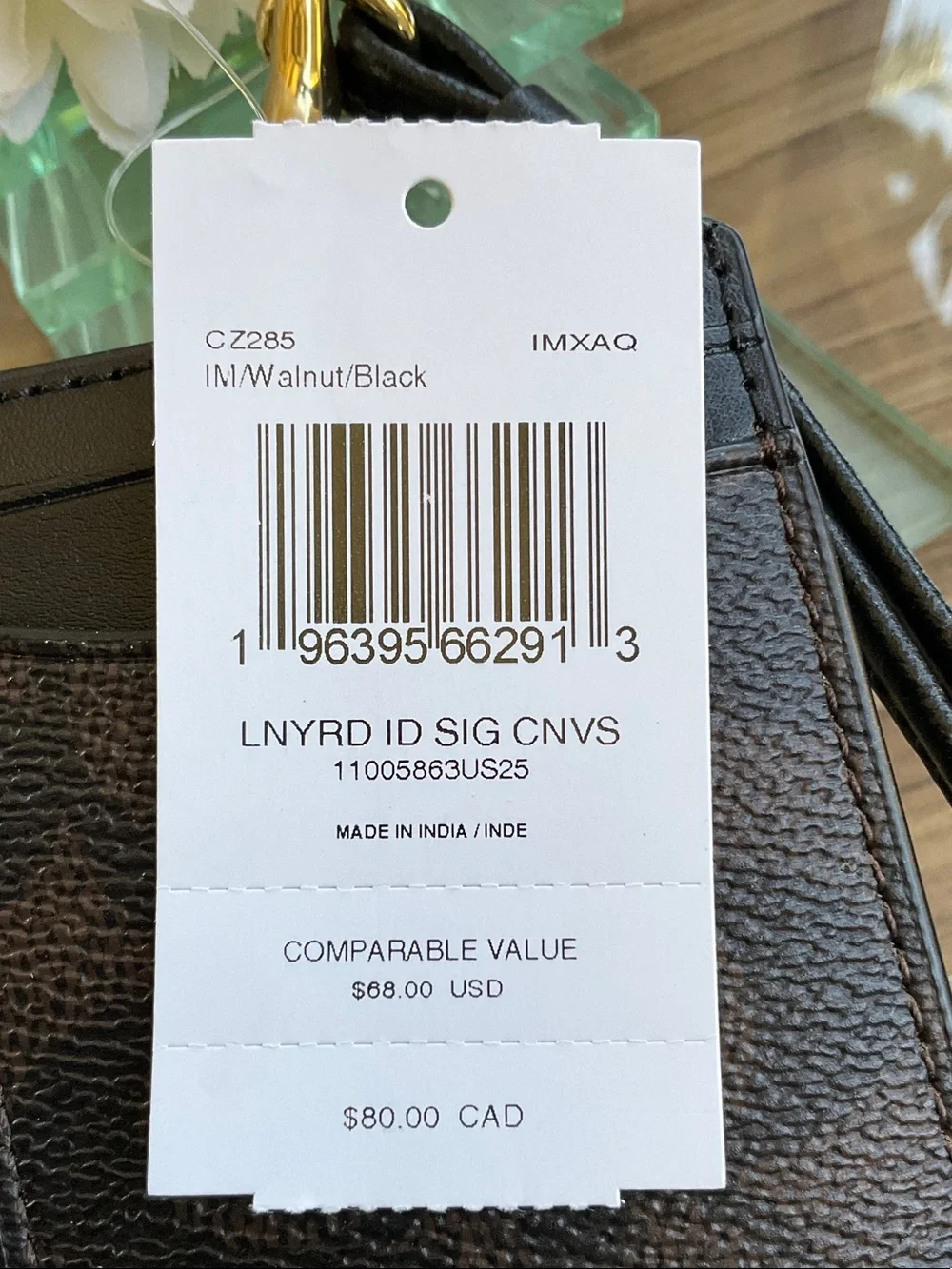 Coach compact card
